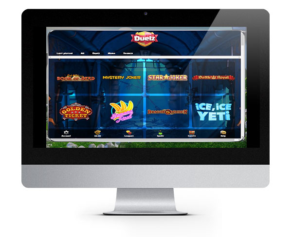 Duelz Casino Desktop