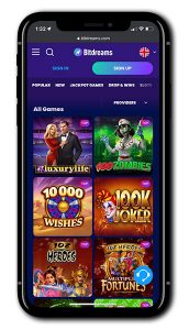 Bitdreams Casino mobile